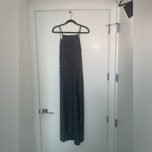Guess black pokodot dress
